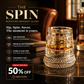 ✨ Cristal refinado com acabamento em formato de diamante 💎 🔄 Rotação total de 360° – um design exclusivo, pensado para verdadeiros apreciadores de bebidas finas. 🥃🍷